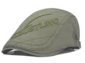 Zacharias MenS Cotton Beret Golf Ascot Cap A18 (Green_Free Size) (Pack Of 1)