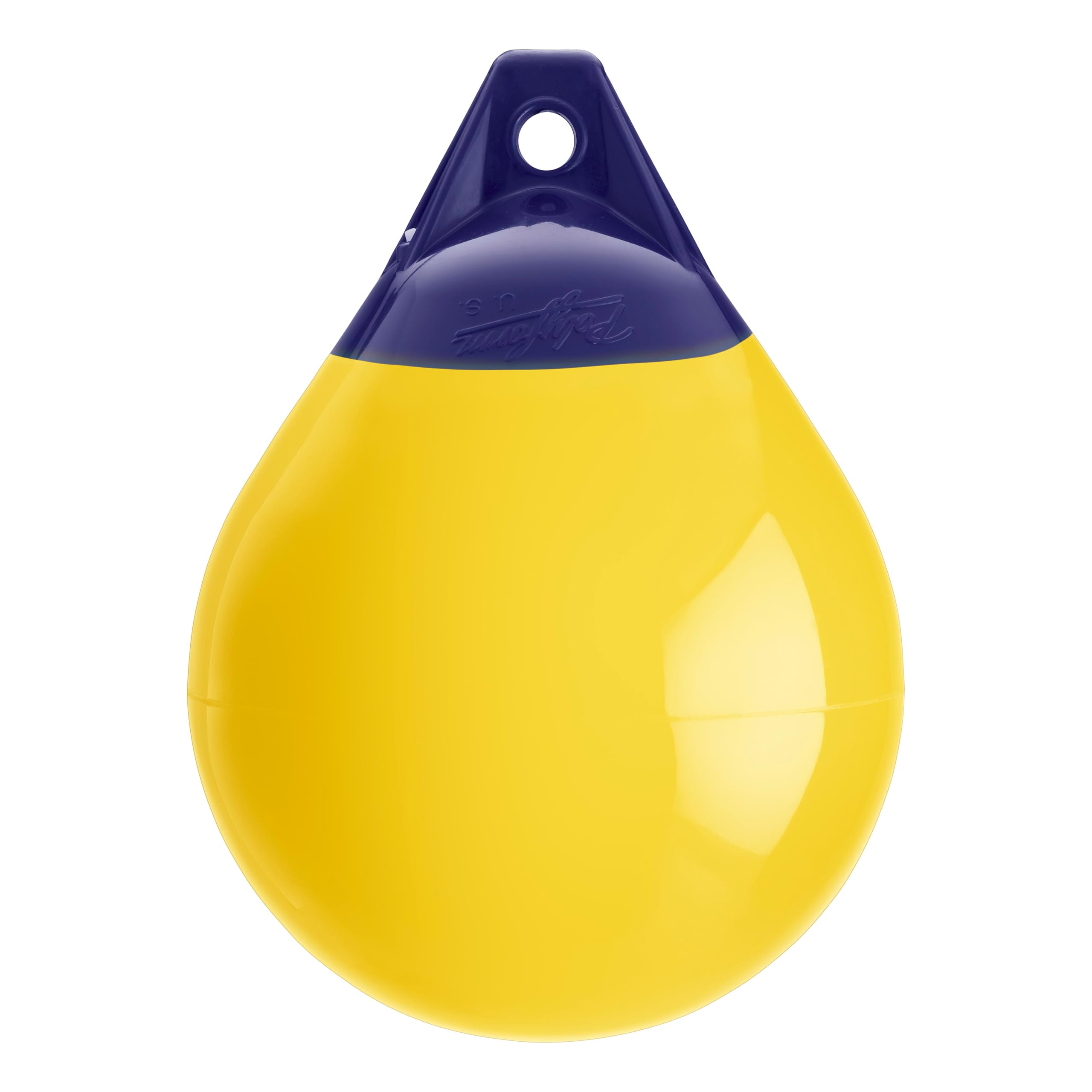 Polyform A-Series Buoy A-2 Standard Blue Ropehold - Yellow