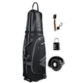 Moctour Golf Travel Bags For Airlines With Wheels & Abs Hard Case Top, Protect Your Clubs, Waterproof 1680D Oxford Fabric And Ov