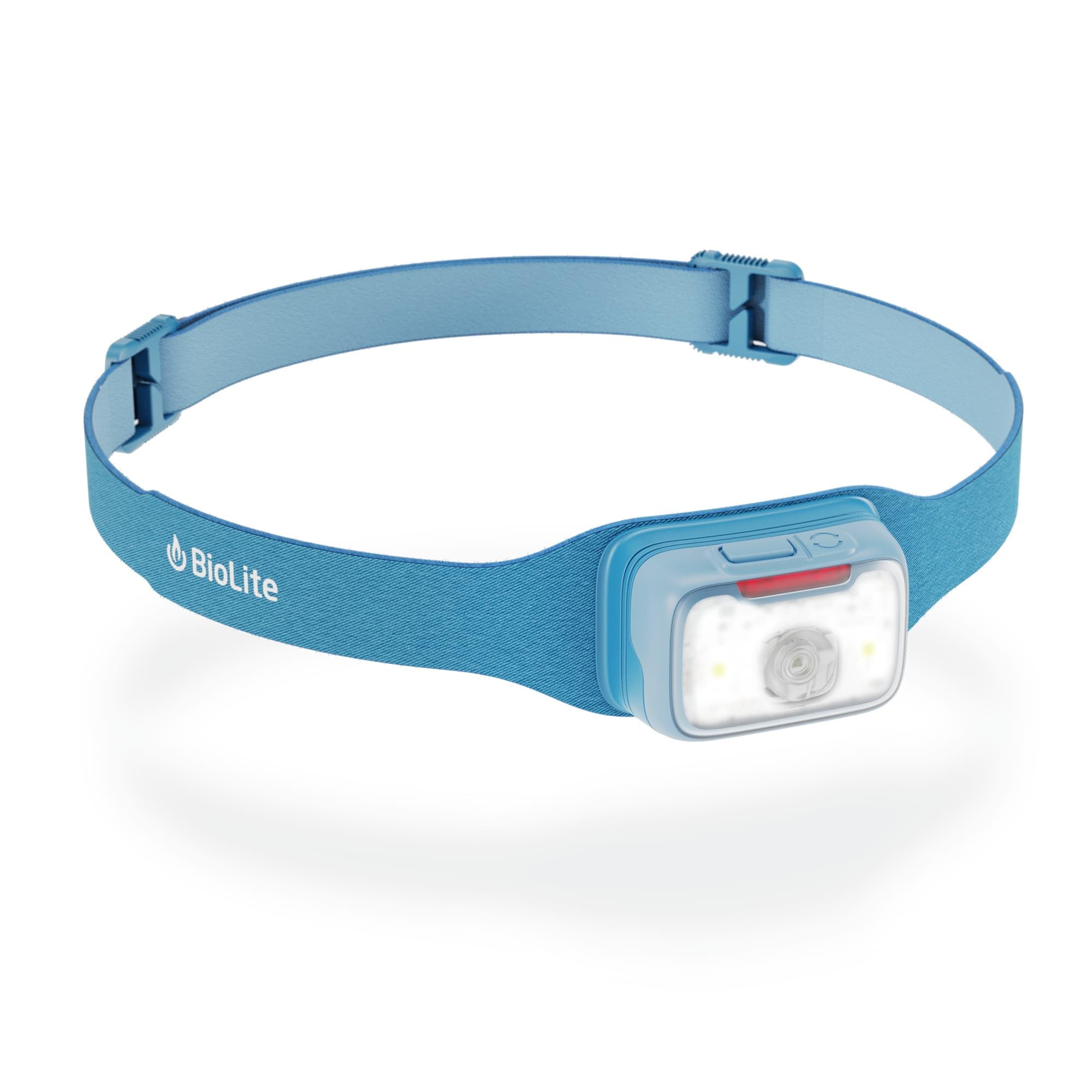 BioLite Range 500 Waterproof, Fast-Charging Rechargeable Headlamp, Slate Blue, 500 Lumens, USB-C Charging, 100m Beam, 200 Hour r