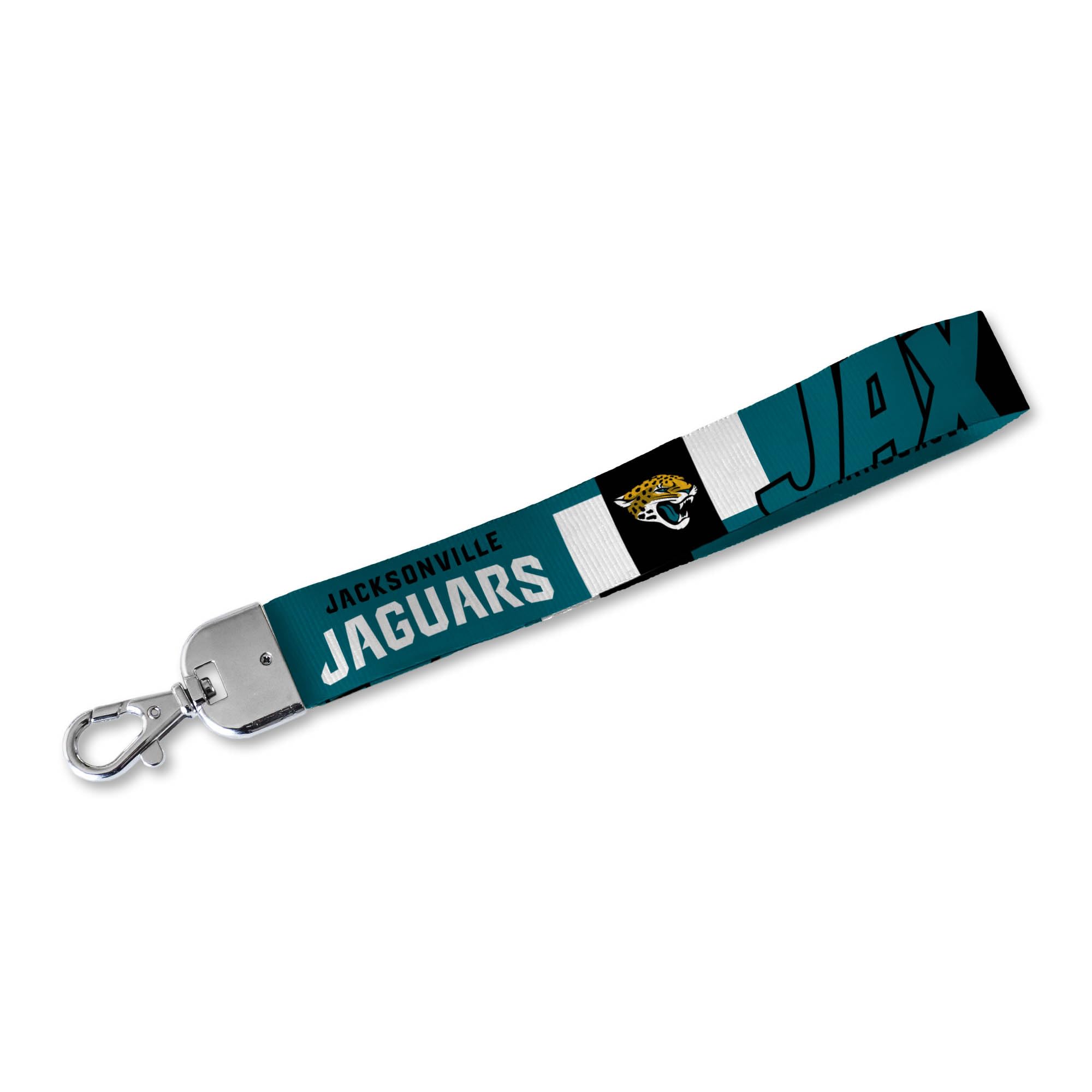 Rico Industries Nfl Football Jacksonville Jaguars Standard Wrist Lanyard Key Chain, Cute Wristlet Strap Keychain Holder For Wome