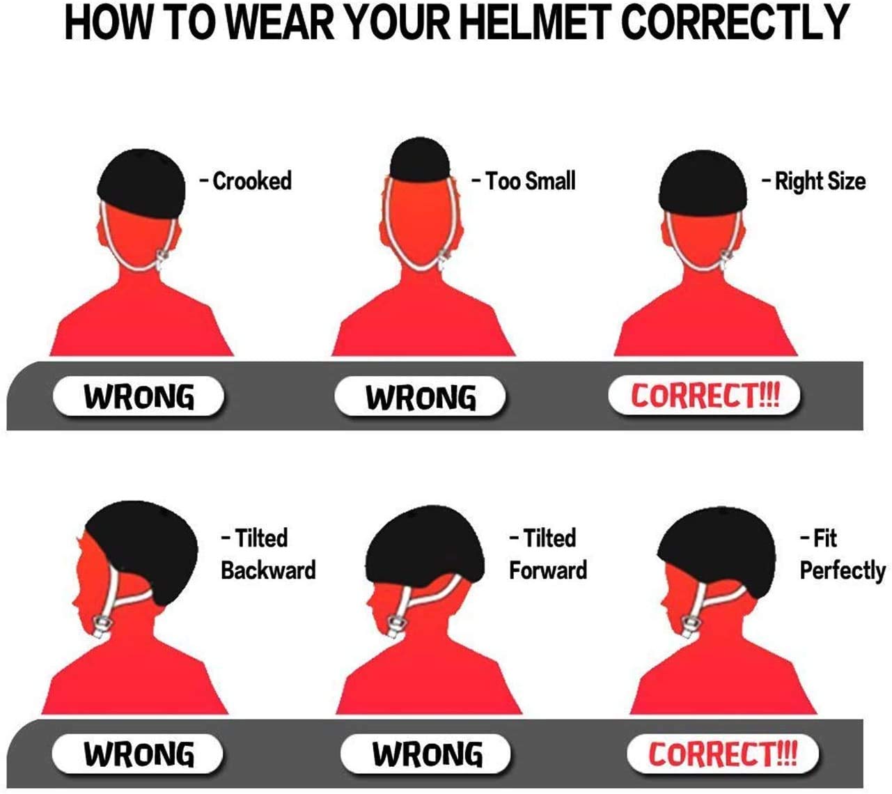 Kamugo Kids Adjustable Helmet, Suitable For Toddler Kids Ages 2-14 Boys Girls, Multi-Sport Safety Cycling Skating Scooter Helmet
