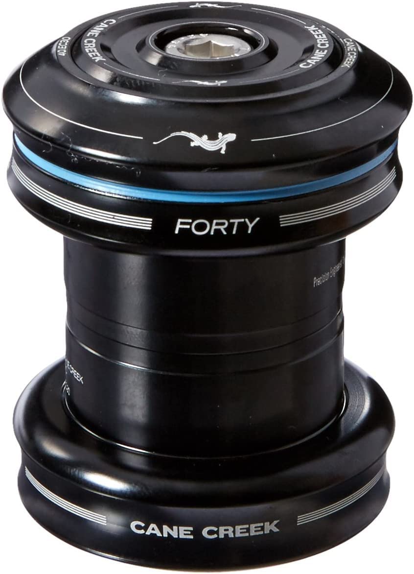 Cane Creek 40-Series External Cup Complete For 34Mm Head-Tube (1-1/8-Inch Straight Steerer), Black