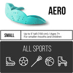 Sisu Aero Small Mouthguard, Royal Blue - 1.6Mm Thin - Custom-Molded Fit - Slim Design - Remoldable Up To 20 Times - For Team Spo