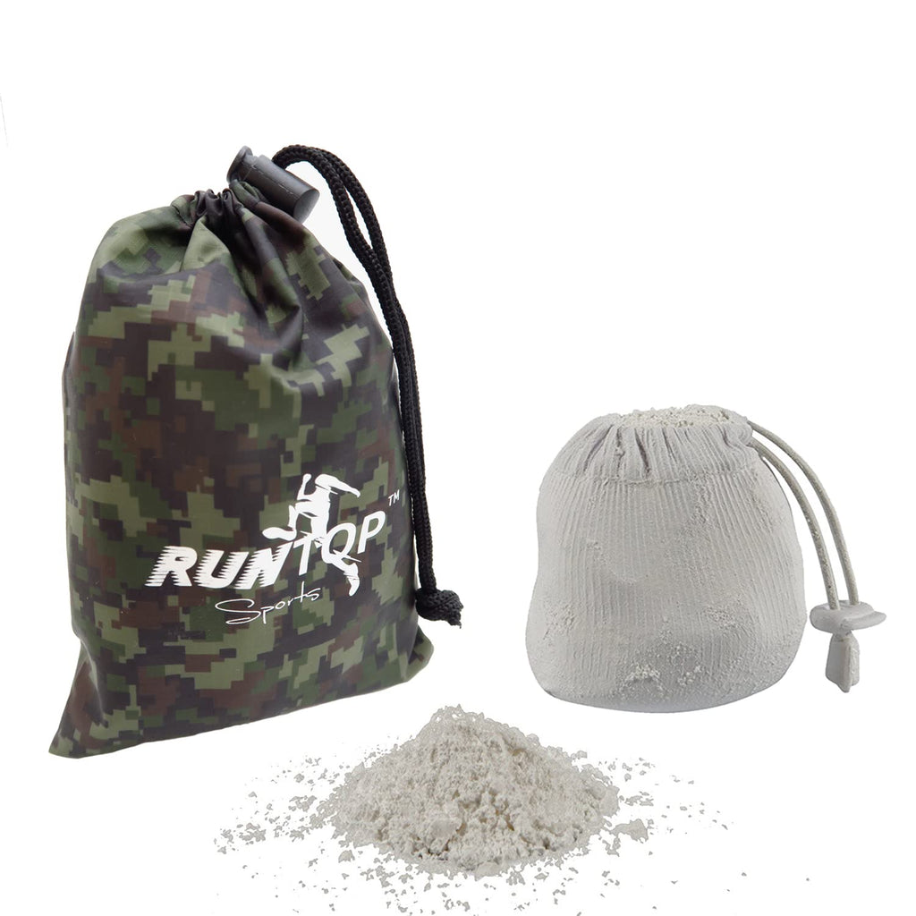 Runtop 2.4Oz Refillable Magnesium Carbonate Powder Gym Chalk Ball Bag Sock For Weightlifting Cross Fitness Training Gymnastics R