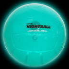 Nightball Led Volleyball - Light Up Glow In The Dark - Outdoor Volleyball Gear For Teens - Teenage Old Gift (Teal)