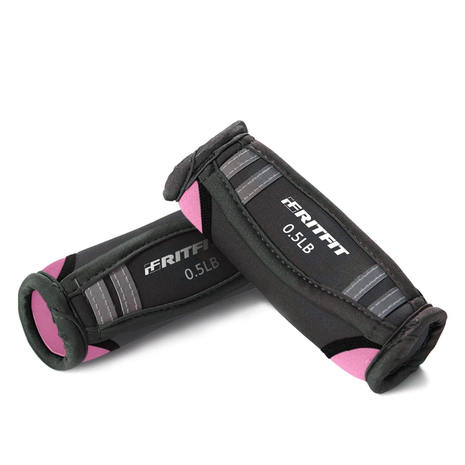Ritfit Walking Hand Weights(Pink - 1Lb(0.5Lb Each))