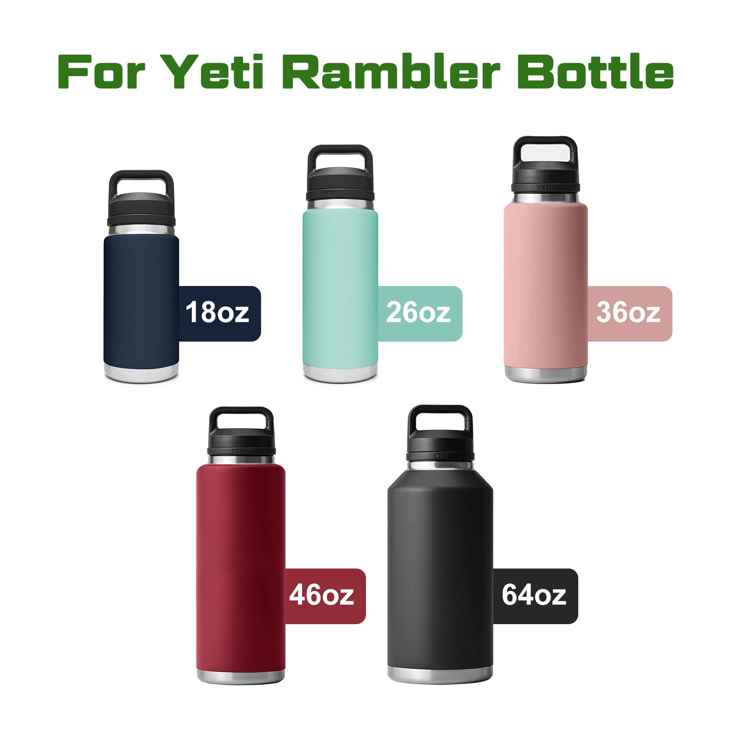 Straw Lid For Yeti Rambler Water Bottle 18 Oz,26 Oz,36 Oz,46 Oz,12 Oz,64 Oz,Straw Cap,Straws And Brush Include (Nordic Purple)