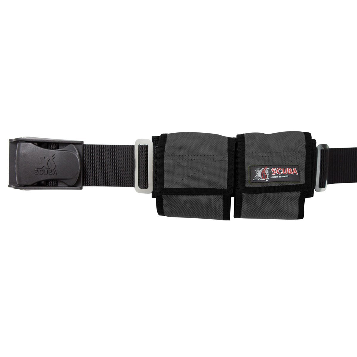 XS Scuba Weight Belt - Black - 8 Pocket