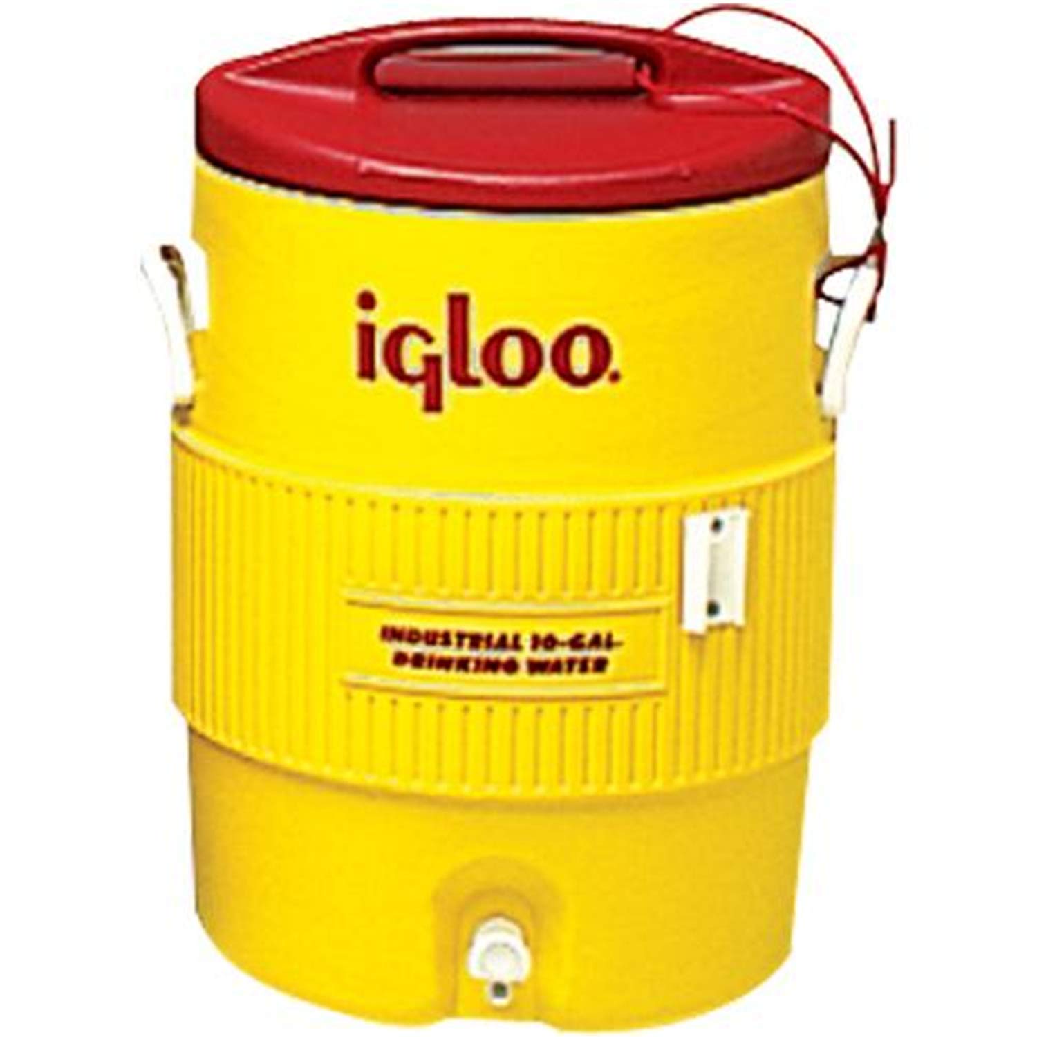 Igloo Water Cooler, Yellow - 10 Gallons