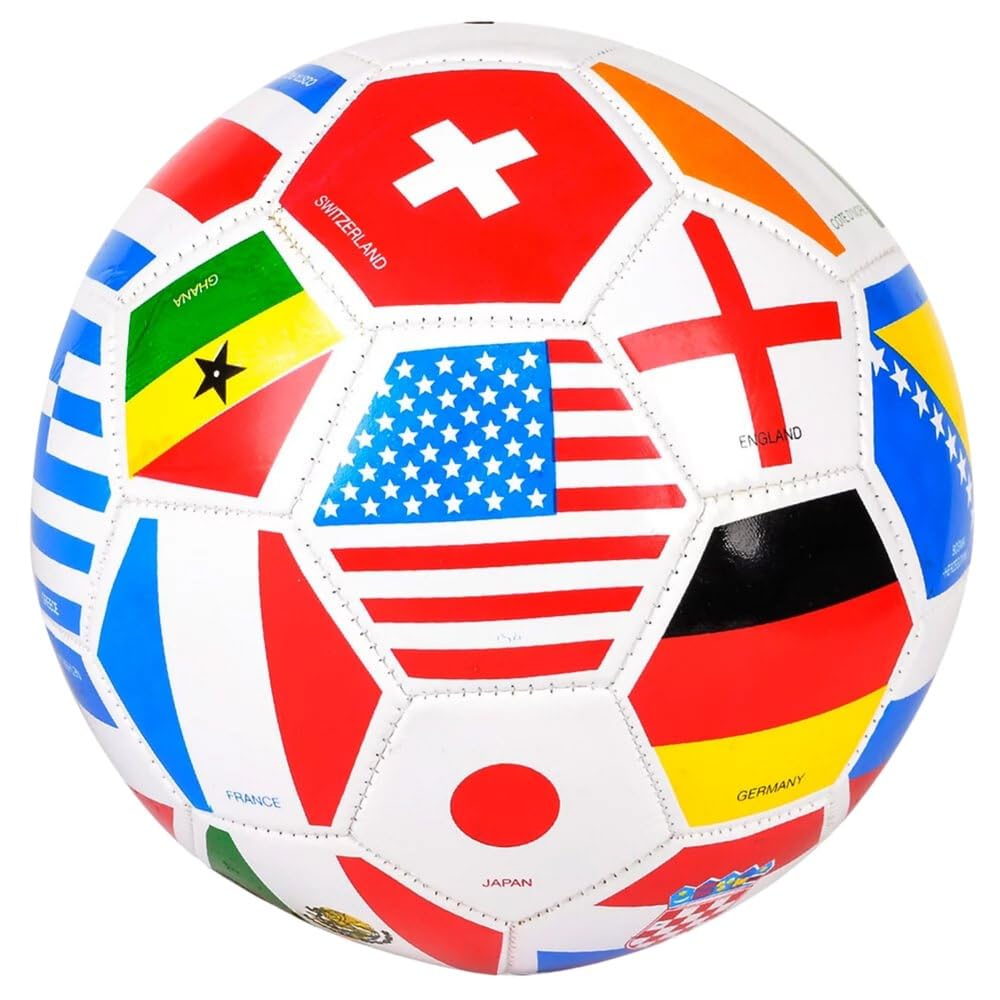 Full Sized World International Soccer Ball, Mixed