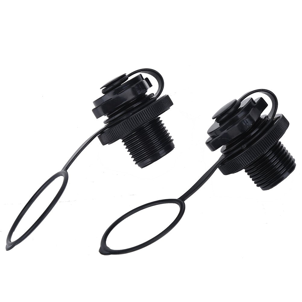 Alomejor Inflatable Boat Air Valve Screw 2Pcs Valve Air Valve Replacement For Inflatable Boat Jilong Fishing Boat Airbed Raft