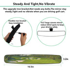 Wlood Golf Cart Side Mirror And Central Mirror (Golf Cart View Mirrors)