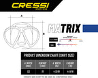 Cressi Matrix & Supernova Dry, Clear/Blue