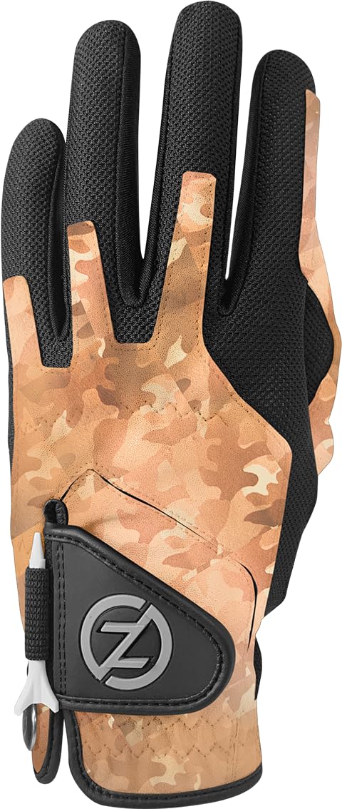 Zero Friction Performance Mens Golf Glove, Left Hand, Desert Camo