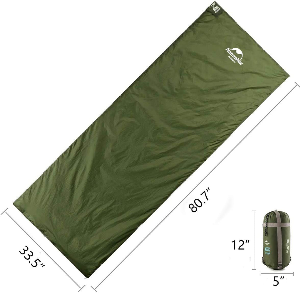 Naturehike Lightweight Sleeping Bag, Compact Ultralight Sleeping Bag, Envelope Backpacking Sleeping Bag Portable, Waterproof, Co