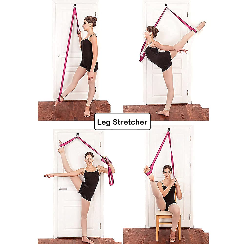 Door Leg Stretcher, Door Flexibility  Stretching Leg Strap - Great For Ballet Cheer Dance Gymnastics Or Any Sport Leg Stretcher