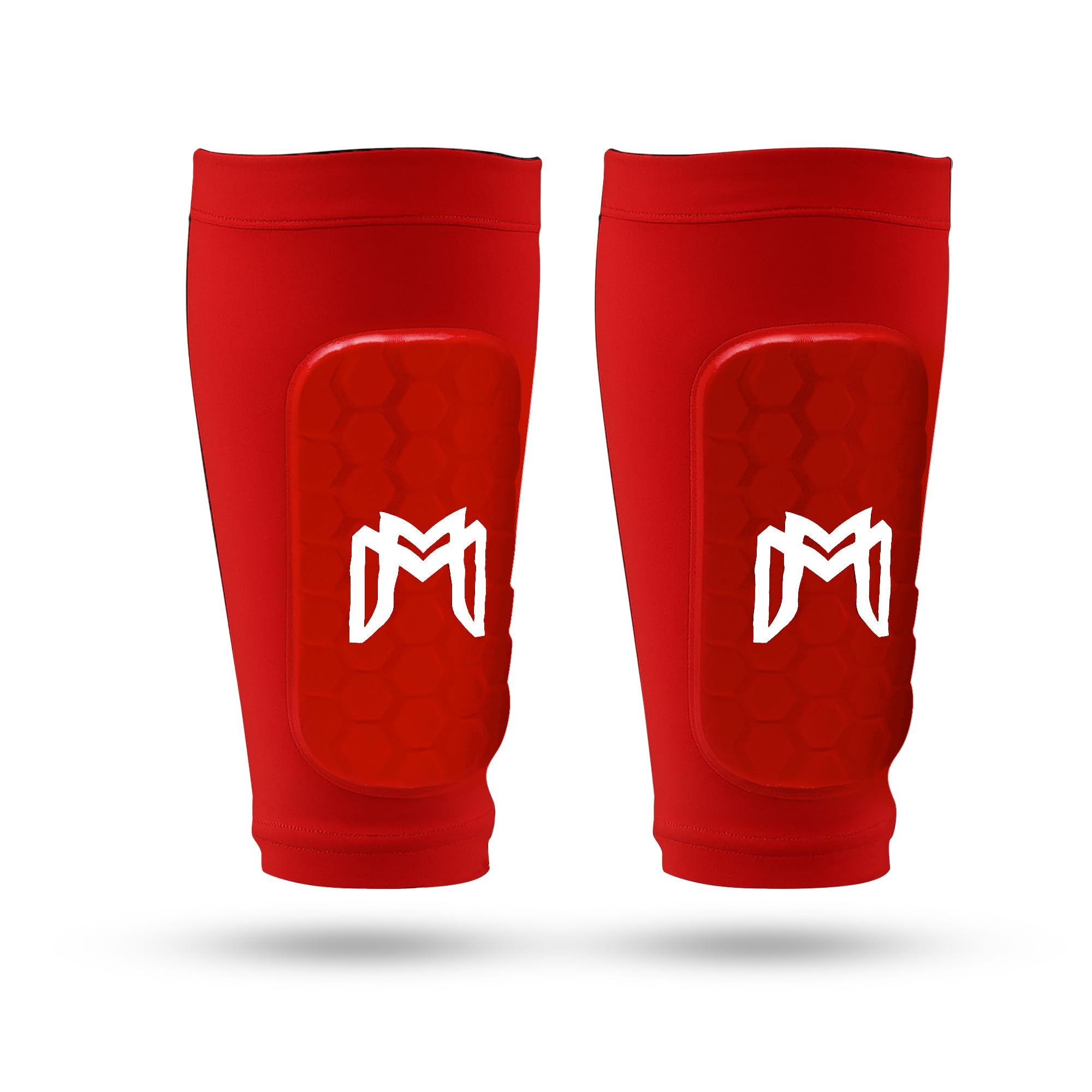 MediCaptain Mini Shin Guards Soccer - Built in Shin Pad Sleeves for Mens, Women, Teens - Small Shin Guards - Lightweight, Breath