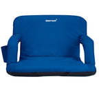 Driftsun Extra Wide Deluxe Reclining Stadium Seat, Bleacher Chair With Back Support, Folding Sport Chair Reclines Perfect For Bl