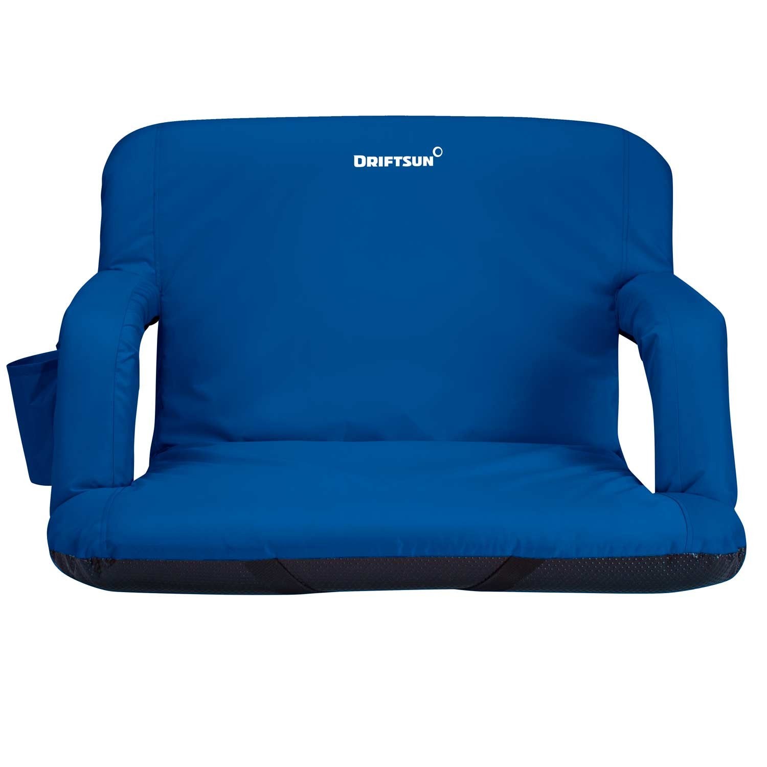 Driftsun Extra Wide Deluxe Reclining Stadium Seat, Bleacher Chair With Back Support, Folding Sport Chair Reclines Perfect For Bl