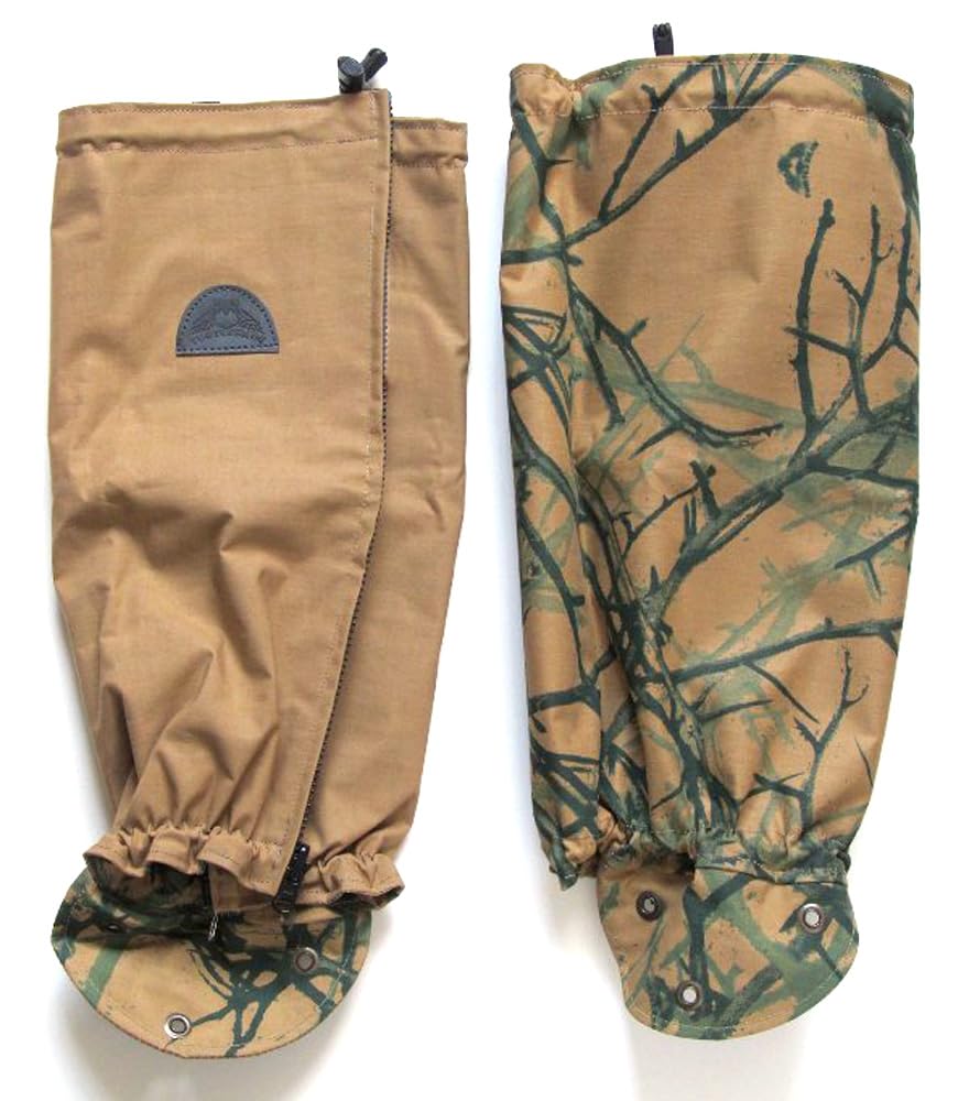 Turtleskin Snake Gaiters, Lightweight & Waterproof Snake Guards For Men & Women, Durable Reversible Snake Chaps For Hunting,Tact