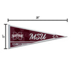 Rico Industries Ncaa Mississippi State Bulldogs Classic 12'' X 30'' Felt Wall D  Cor Pennant - Great For Home/Bed Room/Man Cave