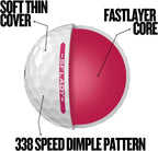Srixon Soft Feel Lady 9 Golf Balls (24 Pack)