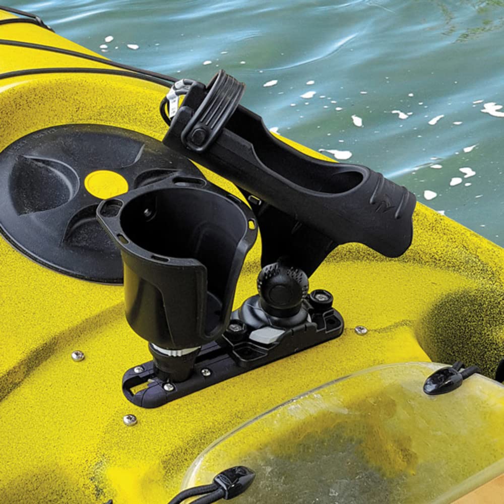 Railblaza Expandable Low Profile Kayak Track Mount For Applications On Kayaks, Boats, Atvs And More