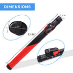 Gse Billiard Cue Cases, 1X1 Deluxe Hard Billiard Pool Cue Stick Carrying Case, Pool Billiards Accessories (Black/Red)