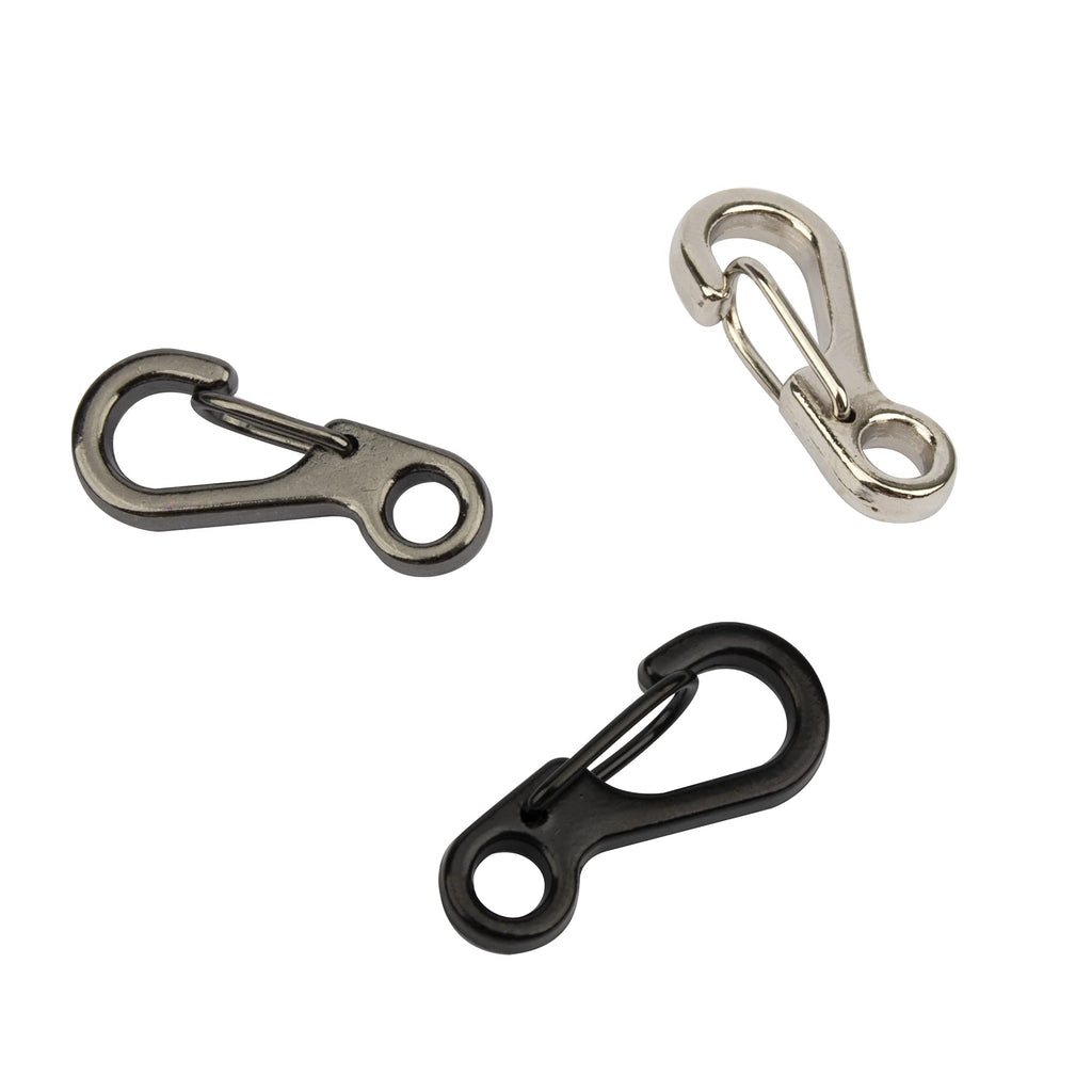 Swatom Mini Sf Alloy Carabiner Clip Tiny Spring Snap Hook Carabiners For Paracord Backpack Camping Bottle Using Keychains Access