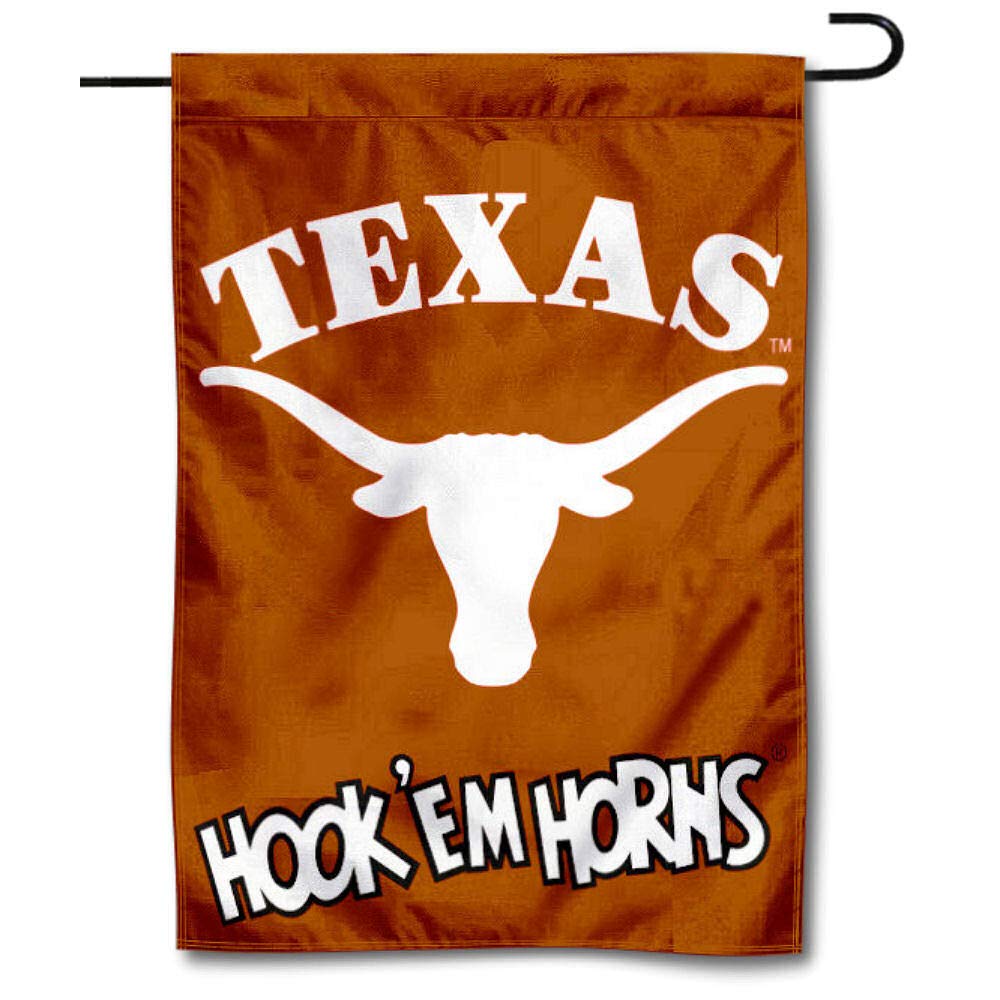 College Flags & Banners Co. Texas Longhorns Hook'em Horns Garden Flag