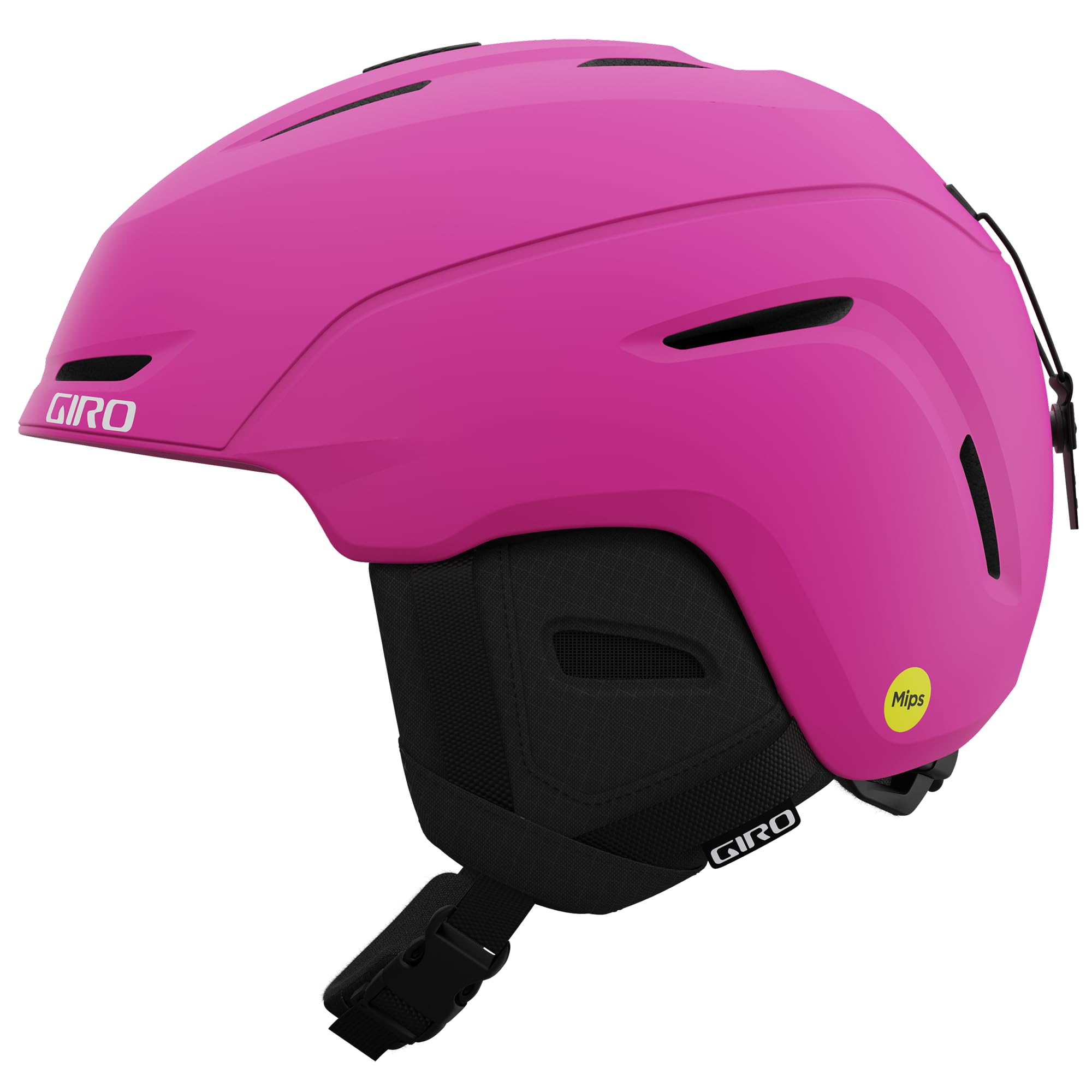 Giro Neo Jr. MIPS Kids Ski Helmet - Snowboard Helmet for Youth, Boys & Girls - Matte Rhodamine - M (55.5-59cm)