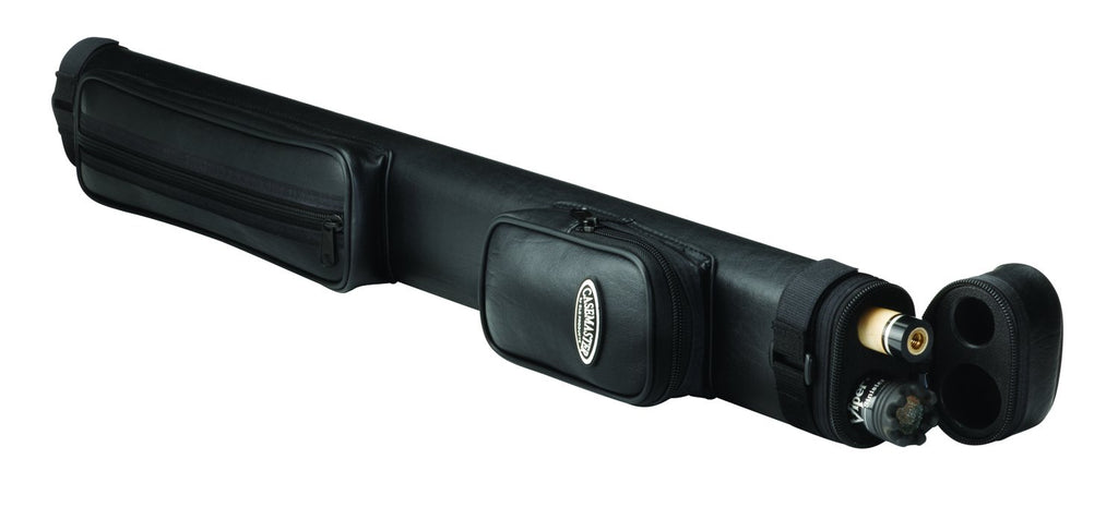 Casemaster By Gld Products Q-Vault Classic Billiard/Pool Cue Hard Case, Holds 1 Complete 2-Piece Cue (1 Butt/1 Shaft),Black,One