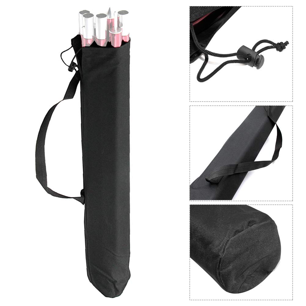 Keenso Camping Storage Bag,Multifunction Outdoor Camping Organizer Pouch Canopy Pole Storage Bag Tent Accessories