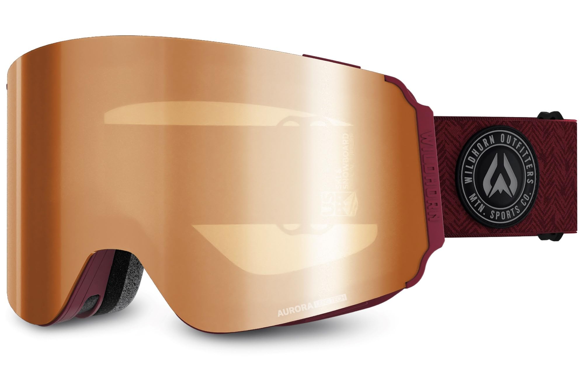 Wildhorn Roca V2 Ski Goggles Men & Women, Snowboard Goggles Anti-Fog Scratch 100% Uv With Magnetic Lens