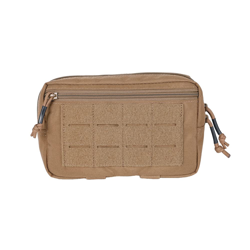 Excellent Elite Spanker Tactical Molle Admin Pouch For Tactical Vest Chest Waist Pack Utility Tool Pouch Tactical Edc Bag(Coyote