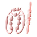 BNF 2 Pieces Massage Roller Multifunctional Muscle Roller for Arms Indoor Sports PinkSporting GoodsFitness Running & YogaFitn