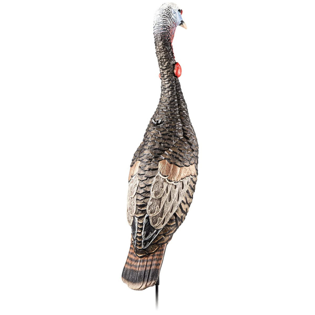 Flextone Hunting Lightweight Ultra Realistic Lifelike One Piece Outdoor Submissive Funky Chicken Turkey Decoy, Gen Ii