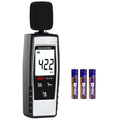 Decibel Meter Sound Level Reader 30-130Db(A), Hand-Held Sound Noise Meter, Digital Noise Meter Decibel Monitoring Tester Calibra