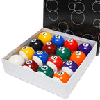 Ydds Billiard Balls Set 2-1/4'' Regulation Size Pool Table Balls For Replacement (16 Resin Balls)