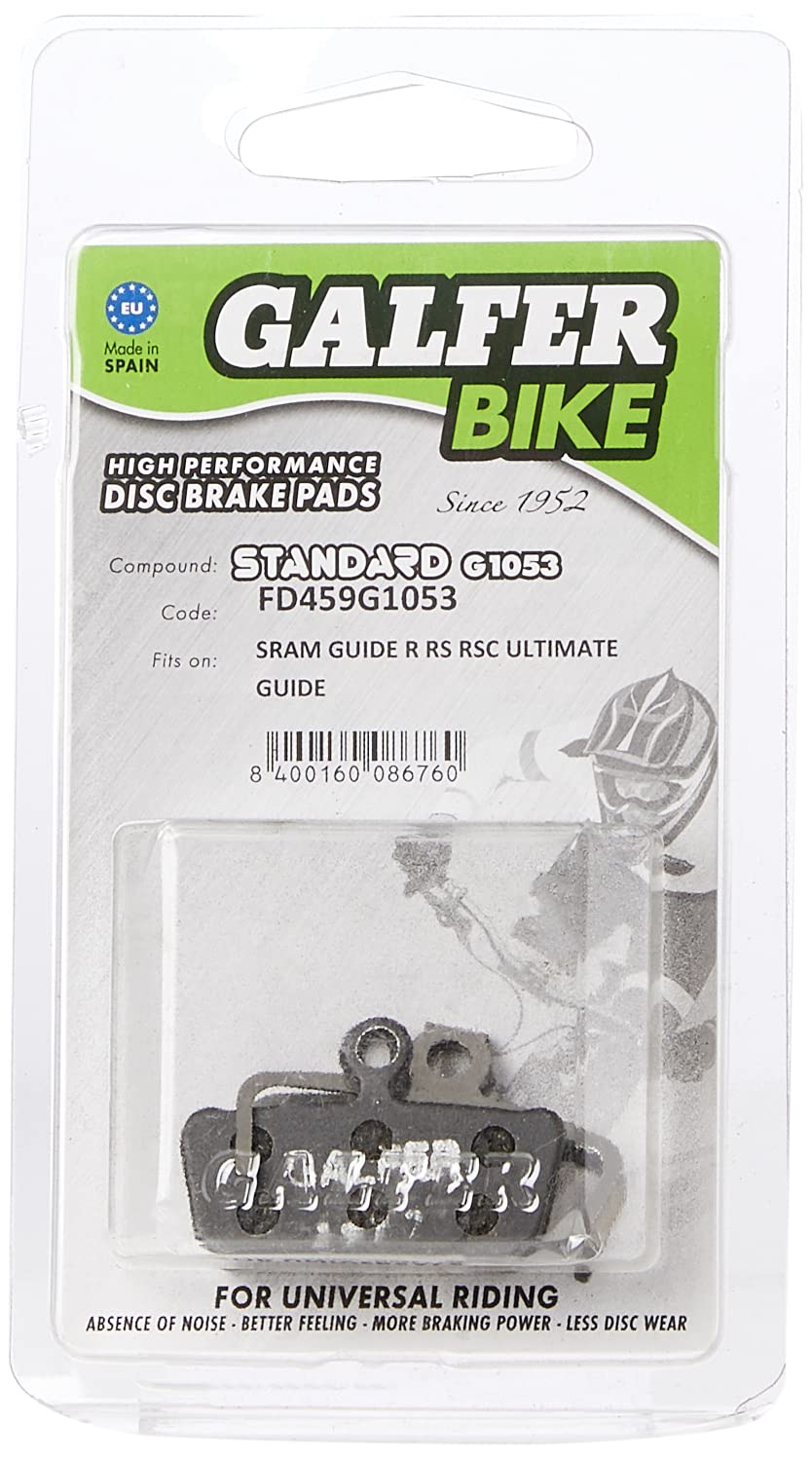 Galfer Bike Standard Brake Pads Sram Guideavid Xo Trai, Unisex Children, Black, Standard