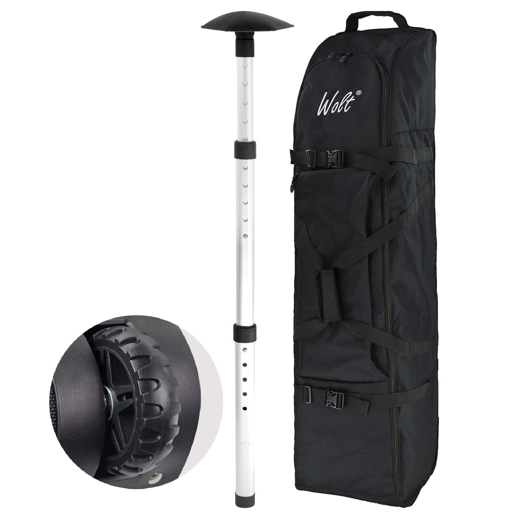 Wolt  Golf Travel Bag With Anti-Impact Support System - Soft Padded Golf Travel Case For Airlines, 900D Heavy Duty Oxford Fabric