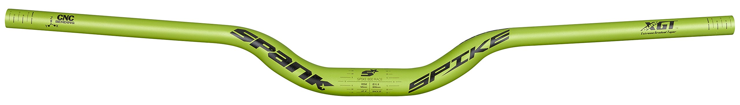 Spank Spike 800 Race Bar, 50R Green
