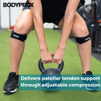 Bodyprox Patella Tendon Knee Strap 2 Pack, Knee Pain Relief Support Brace Hiking, Soccer, Basketball, Running, Jumpers Knee, Ten