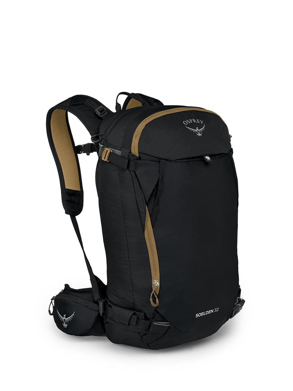 Osprey Soelden 32L Mens Ski and Snowboard Backpack, Black