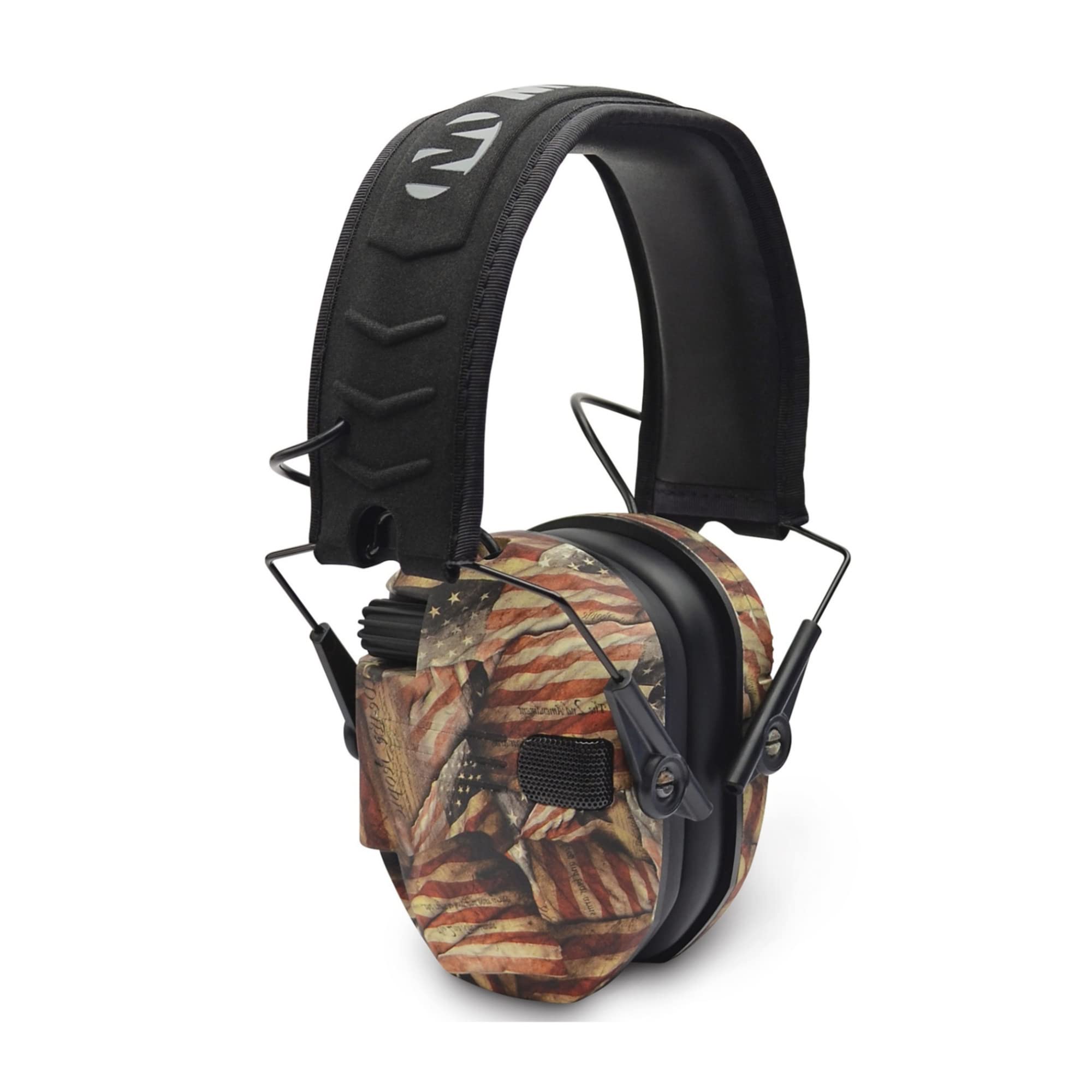 Walkers Razor Slim Electronic Shooting Muffs 4-Pack Bundle, Usa 2Nd Amendment (4 Items)