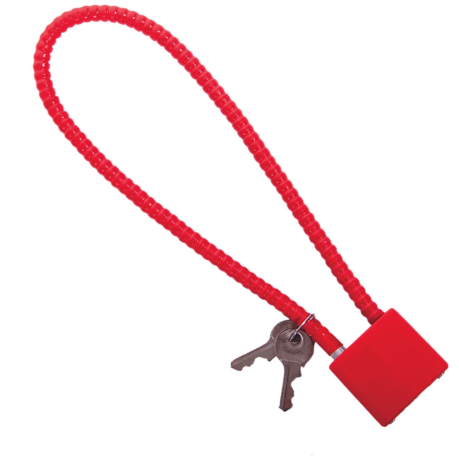 Dac Technologies 15 inch CA DOJ Approve Cable Lock, Red