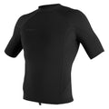 ONeill Mens Reactor-2 1mm Short Sleeve Pullover Wetsuit Top, Lightweight Warmth Flexibility for All Water Activities, Black, M
