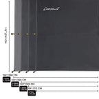 Clostnature Waterproof Camping Tarp For Tent - Ultralight Hammock Rain Fly For Backpacking, Heavy Duty Camping Hiking Awning Lig