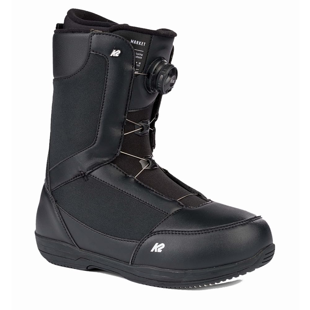 K2 Market Mens Snowboard Boots, Black, 14